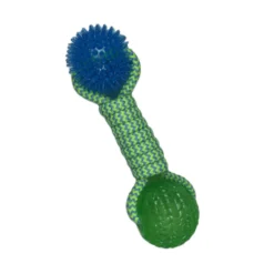 Tootoy! Pull Brinquedo de corda com duas bolas para cães