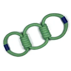 Tootoy! Pull Brinquedo de corda com três nós para cães