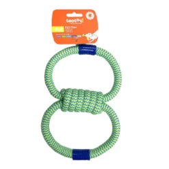 Tootoy! Pull Brinquedo de corda em oito para cães