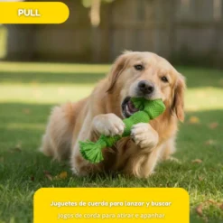 Tootoy! Pull Mordedor corda com apito tamanho médio para cães