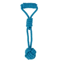 Tootoy! Pull Mordedor corda com bola e pega para cães