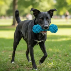 Tootoy! Pull Mordedor corda com par de bolas para cães