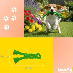 Tootoy! Pull Nó grosso de borracha de brinquedo para cães