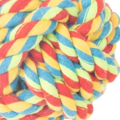 Tootoy! Pull Rope Ball Multicolor bola com corda para cães