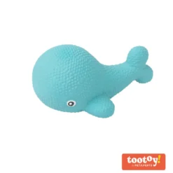 Tootoy! Puppy Mini Whale Toy mordedor para cães