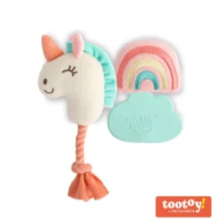Tootoy! Puppy Unicorn Conjunto de brinquedos para cães