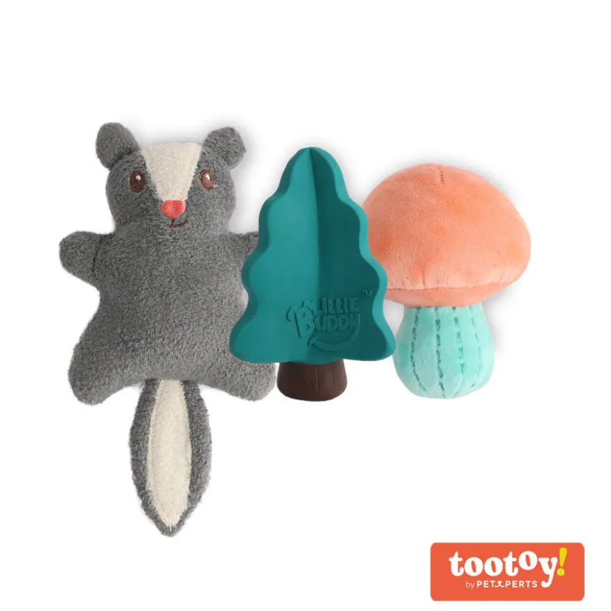 Tootoy! Puppy Woodland Conjunto de brinquedos para cães