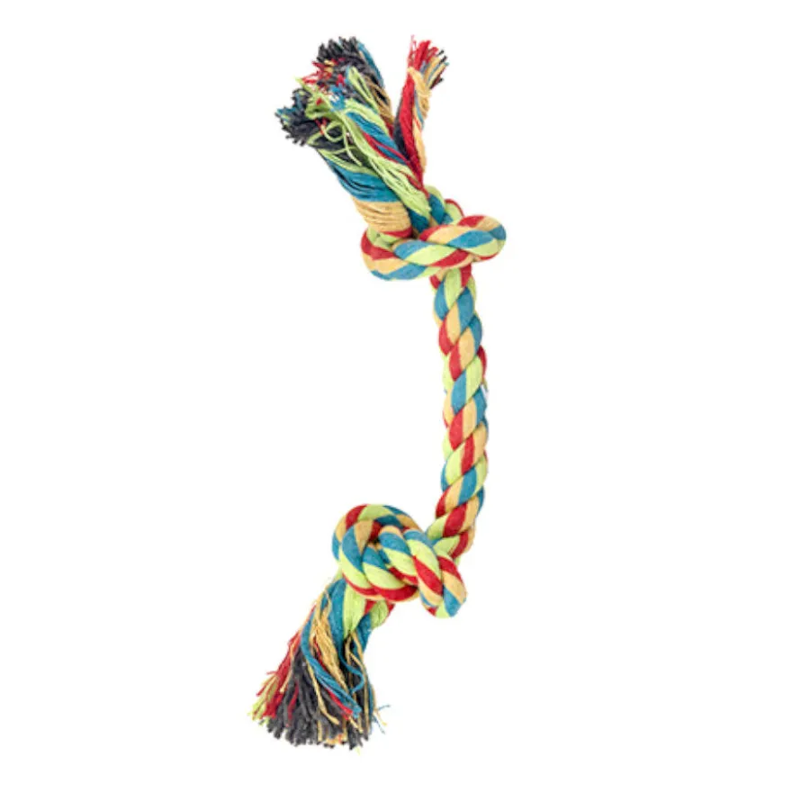 Tootoy! Rope Bone Multicolor Corda para cães