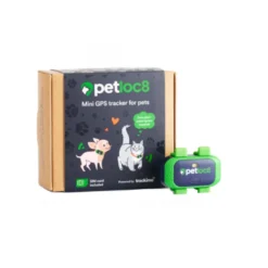 Trackimo Petloc8 Mini 4G Rastreador GPS para cães e gatos pequenos