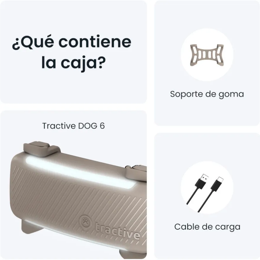 Tractive GPS Dog 6 Rastreador de cães marrom