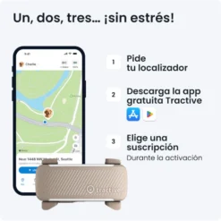 Tractive GPS Dog 6 Rastreador de cães marrom