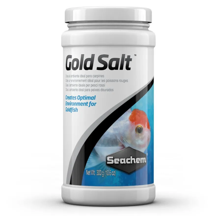 Tratamento de água de aquário com sal Seachem Gold