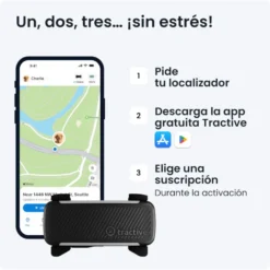Trative GPS Dog 6 Rastreador de cães preto