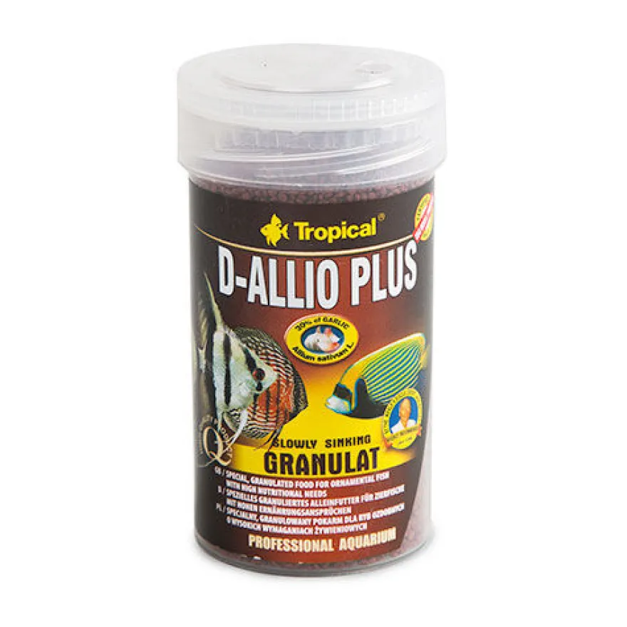 Tropical D-Allio Plus Grânulos para peixes