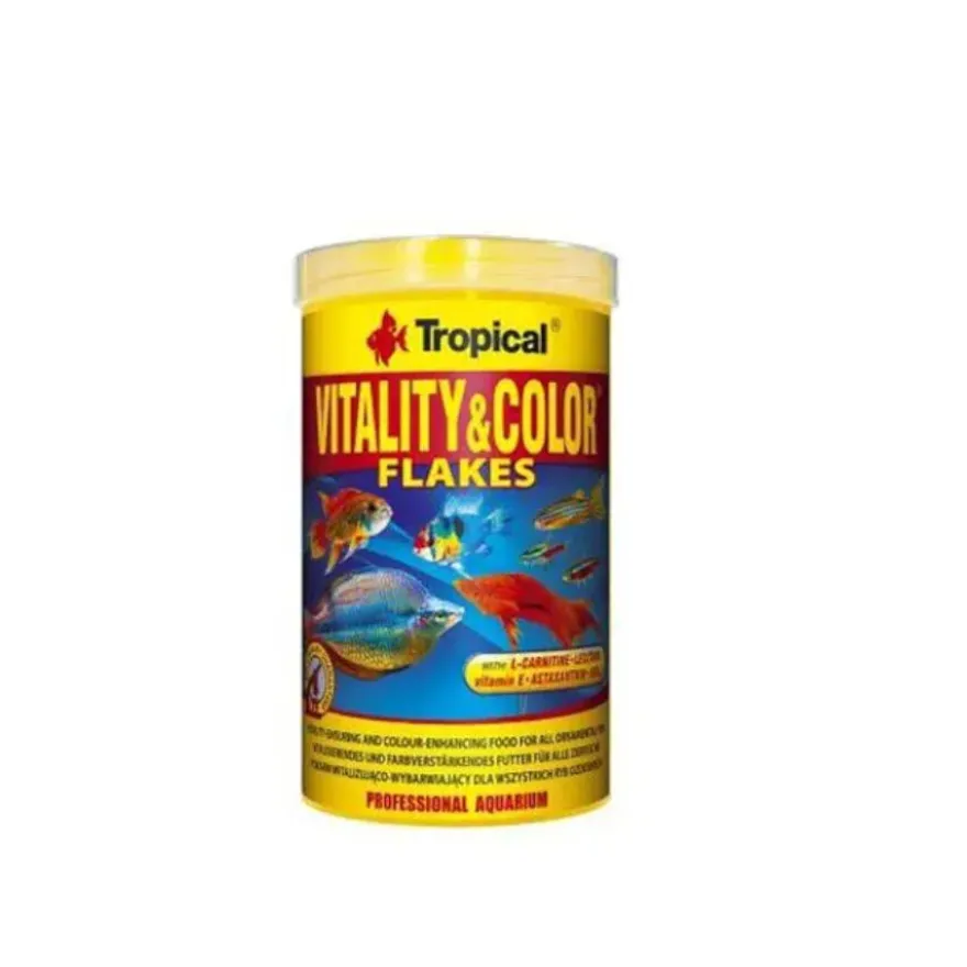 Tropical Vitaly & Color Flocos com Vitamina E para peixes