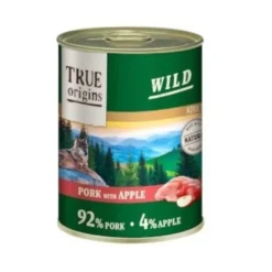 True Origins Adult Wild Porco e Maçã lata para cães