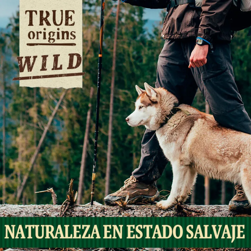 - True Origins Cubos de pele de salmão Snack para cães