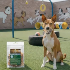 - True Origins Cubos de pele de salmão Snack para cães