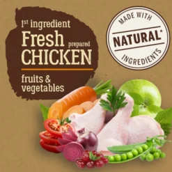 True Origins Pure Adult Frango e Arroz ração para cães