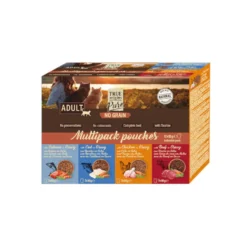 True Origins Pure Comida húmida de carne e peixe em saqueta para gatos – Multipack