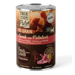 True Origins Pure Cordeiro lata para Cães