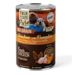 True Origins Pure Frango lata para cachorros