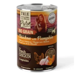 True Origins Pure Frango lata para Cães