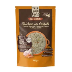True Origins Pure Gently Coocked Comida húmida de frango em saqueta para cães