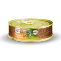 True Origins Pure Kitten Frango e Salmão patê em lata para gatos
