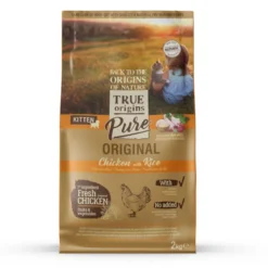 True Origins Pure Kitten Poultry Frango ração para gatos