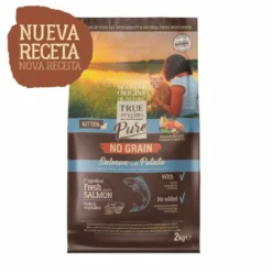 True Origins Pure Kitten Sem grãos Ração para gatos com salmão