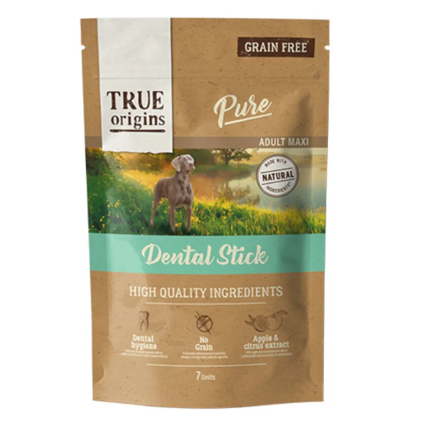 True Origins Pure Maxi Adult Snacks Dentários para cães