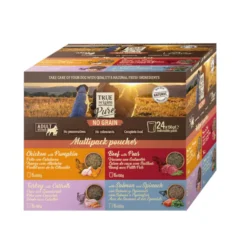 True Origins Pure Multipack Comida húmida Carne e Peixe em saquetas para cães - Multipack