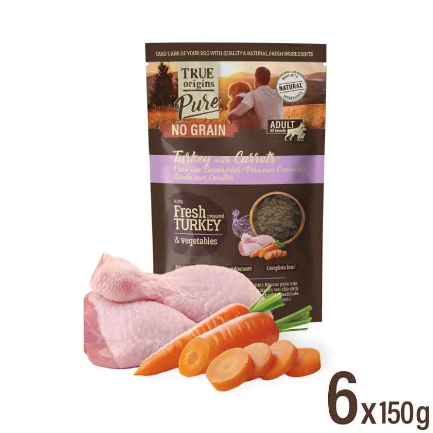 True Origins Pure Multipack Comida húmida Carne e Peixe em saquetas para cães - Multipack