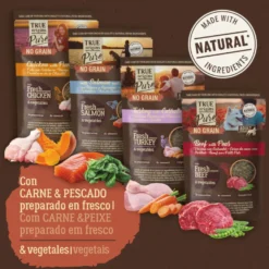 True Origins Pure Multipack Comida húmida Carne e Peixe em saquetas para cães - Multipack