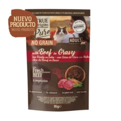 True Origins Pure No Grain Saqueta com Vitela para Gatos