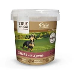 True Origins Pure Sticks Cordeiro para cães