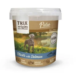 True Origins Pure Sticks Salmão para cães