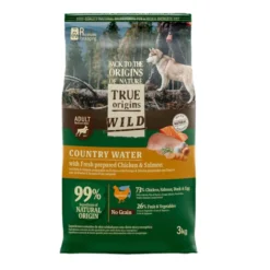 True Origins Wild Adult Country Water Frango e Salmão ração para cães