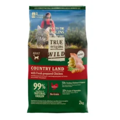 True Origins Wild Adult Frango e Peru Ração para gatos
