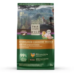 True Origins Wild Country Water ração frango para gatos
