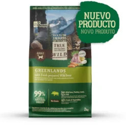 True Origins Wild Greenlands Javali ração para gatos