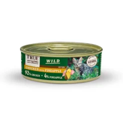 True Origins Wild Kitten Frango e Abacaxi lata para gatos
