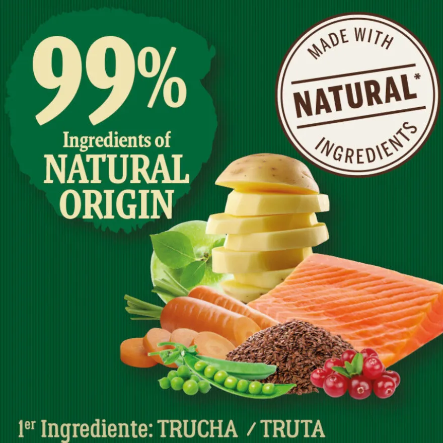 True Origins Wild Ocean River Salmão e Truta ração para gatos
