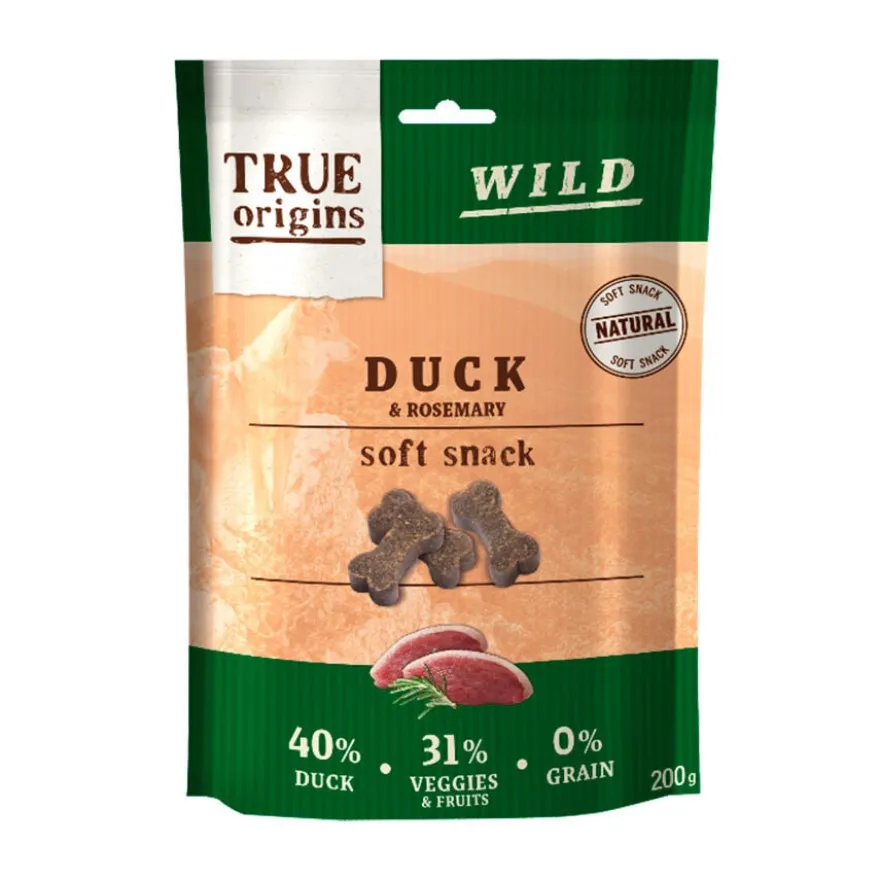 True Origins Wild Ossinhos Pato e Alecrim para cães