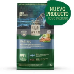 True Origins Wild Pacific Salmão ração para gatos sénior