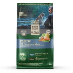 True Origins Wild Pacific Salmão ração para gatos sénior