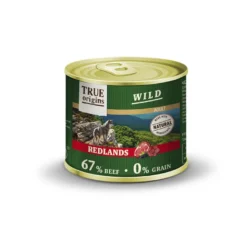 True Origins Wild Redlands Vitela lata para cães