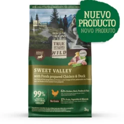 True Origins Wild Sweet Valley ração de frango com pato para cães