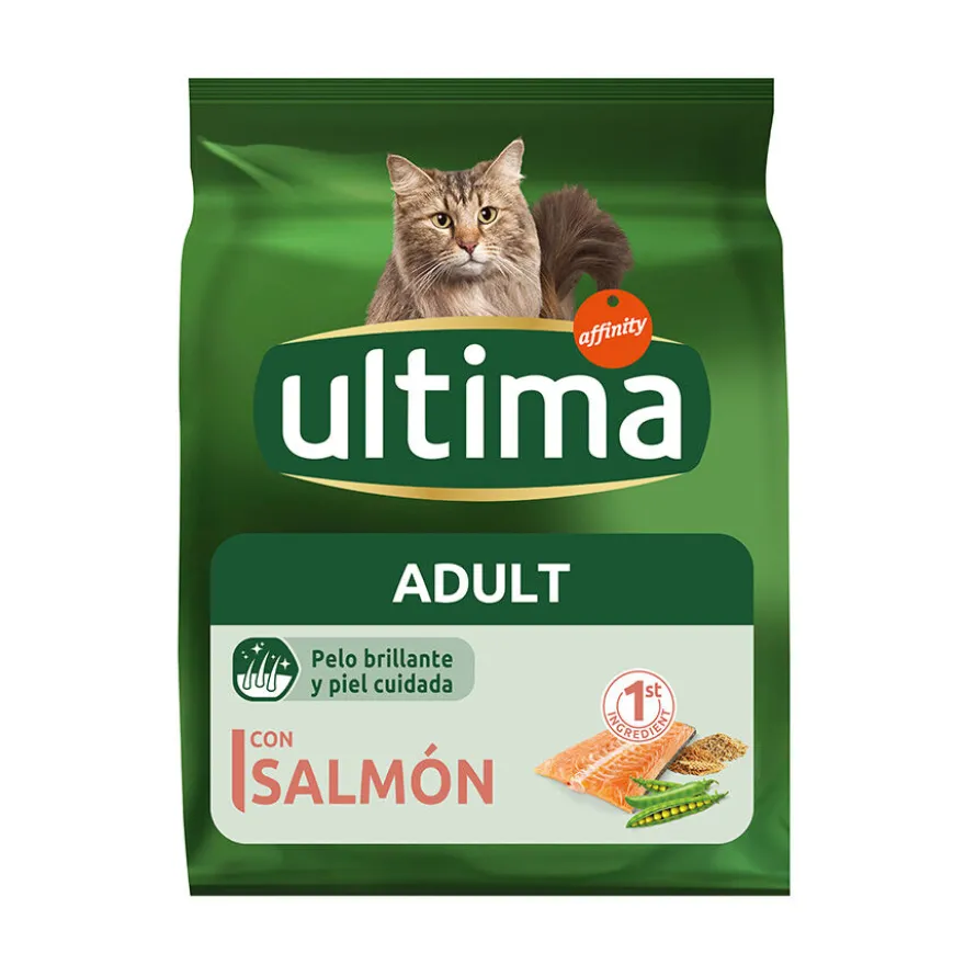 Ultima Adult Salmão ração para gatos